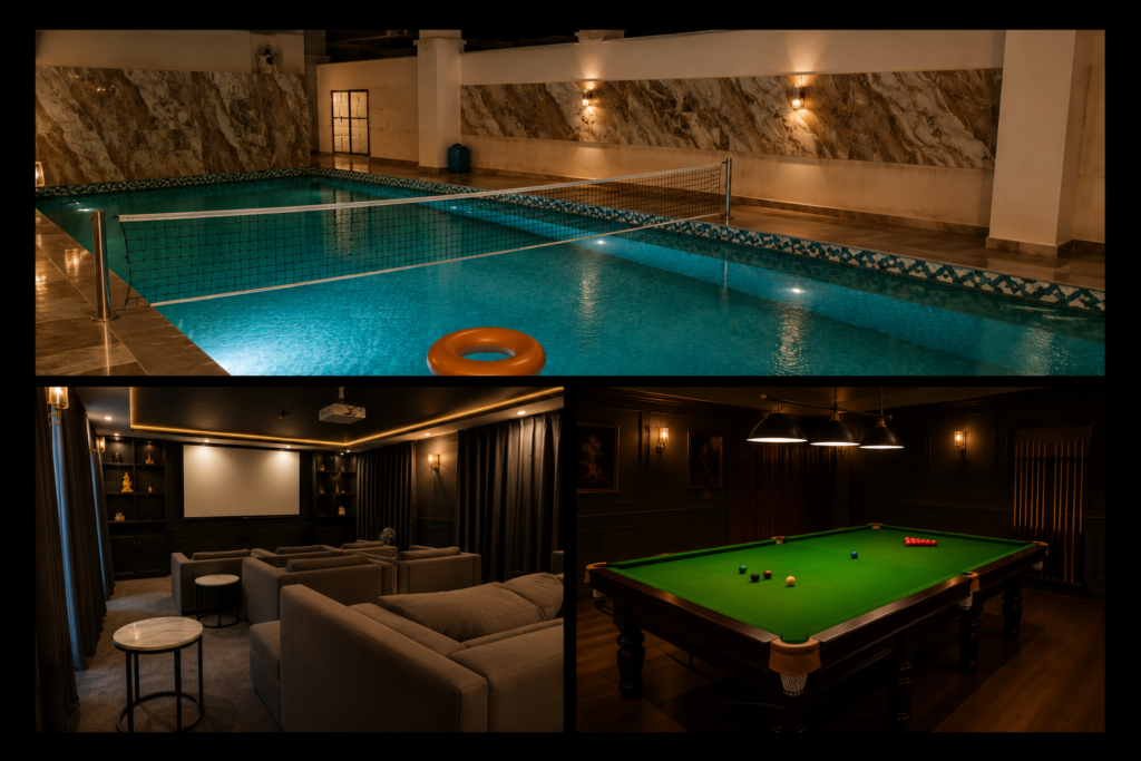 pool, cinema & snooker